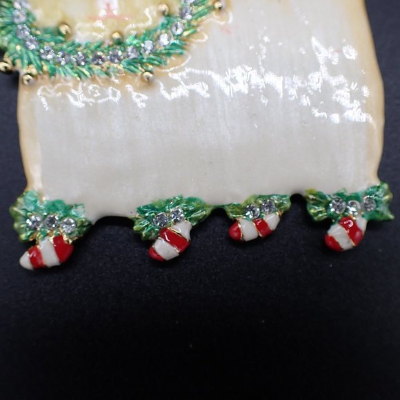 Dept.56 CAT ornament/ Vintage/Holiday/Xmas/ Patience Brewster/metal - Picture 6 of 6